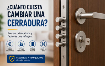 Cuánto cuesta cambiar una cerradura en Madrid: precios reales 2026