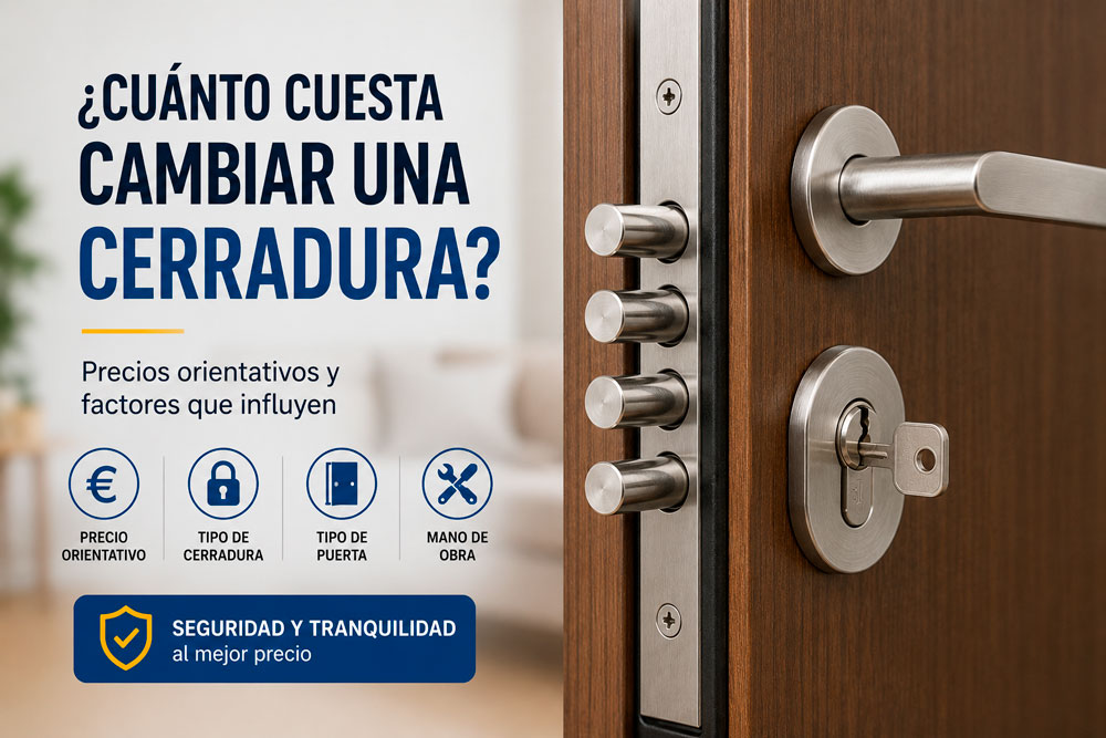 Cuánto cuesta cambiar una cerradura en Madrid: precios reales 2026