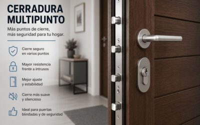 Cerradura multipunto: qué es y cuándo instalarla
