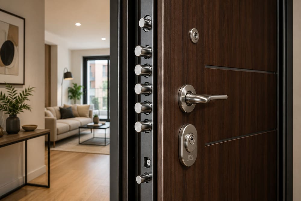 Puerta blindada o puerta de seguridad: diferencias